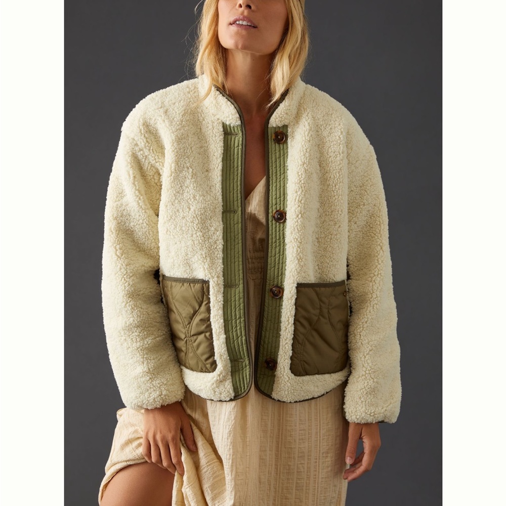 NWT Scotch and Soda Reversible Teddy Jacket